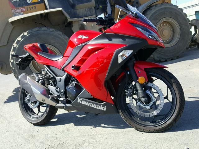 JKAEX8B1XGDA32704 - 2016 KAWASAKI EX300 B RED photo 1