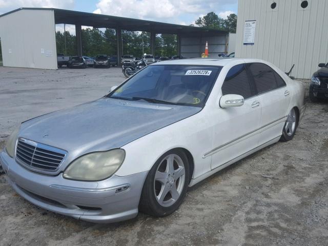 WDBNG70J65A443305 - 2005 MERCEDES-BENZ S 430 WHITE photo 9