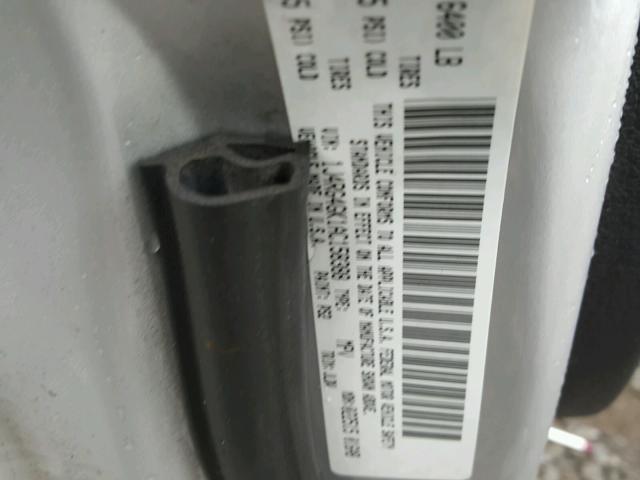 1J4RG4GK1AC158388 - 2010 JEEP COMMANDER GRAY photo 10