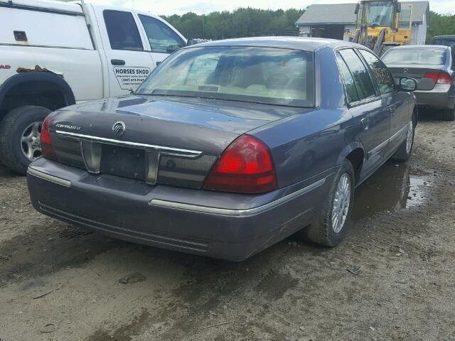 2MEFM75V17X607174 - 2007 MERCURY GRAND MARQ GRAY photo 4