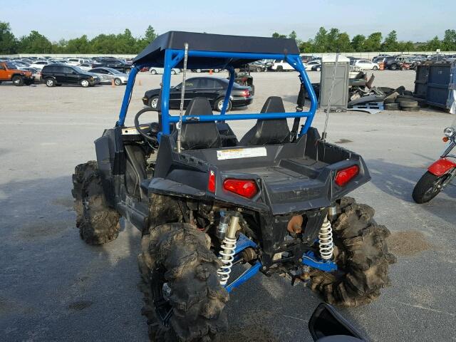 3NSVE7EA3EF359660 - 2014 POLARIS RZR 800 S BLUE photo 3