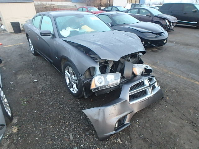 2C3CDXDT4DH681591 - 2013 DODGE CHARGER R/ GRAY photo 1