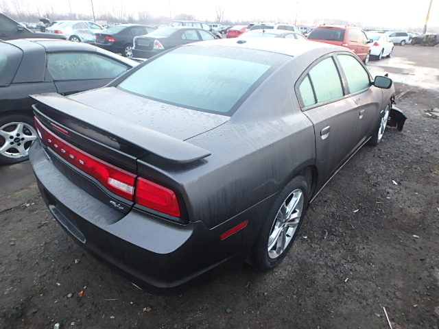 2C3CDXDT4DH681591 - 2013 DODGE CHARGER R/ GRAY photo 4