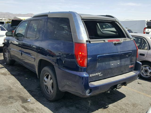 1GKES12S246226830 - 2004 GMC ENVOY XUV BLUE photo 3