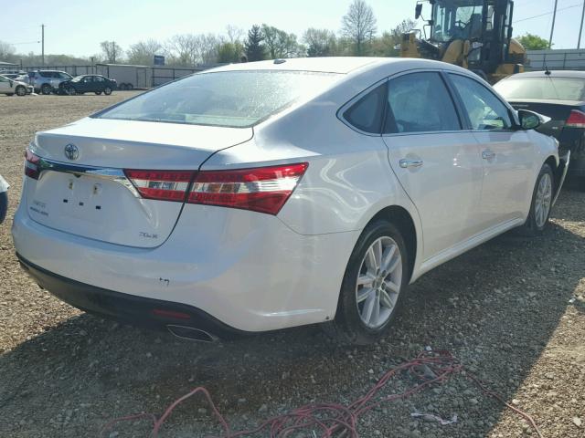 4T1BK1EB0EU096601 - 2014 TOYOTA AVALON BAS WHITE photo 4