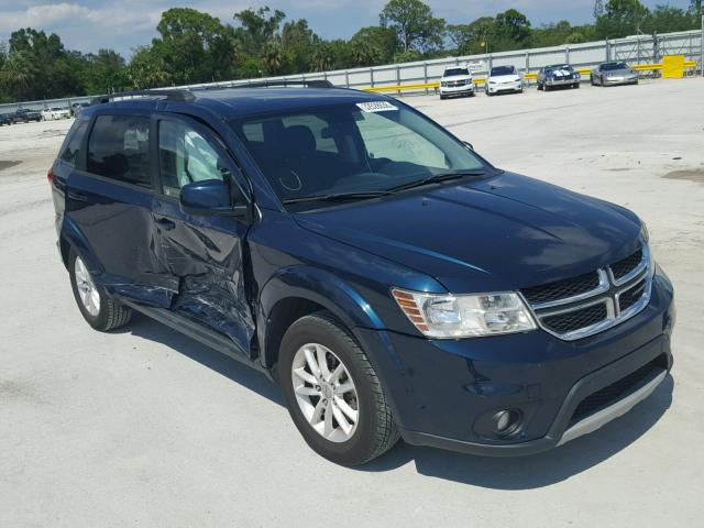 3C4PDCBG5FT525095 - 2015 DODGE JOURNEY SX BLUE photo 1