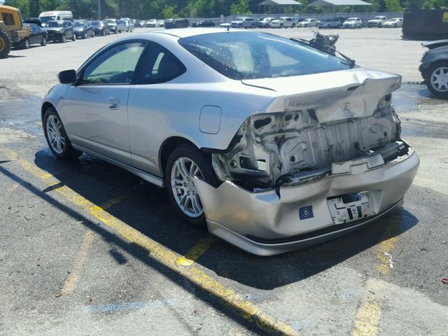 JH4DC54896S004033 - 2006 ACURA RSX SILVER photo 3