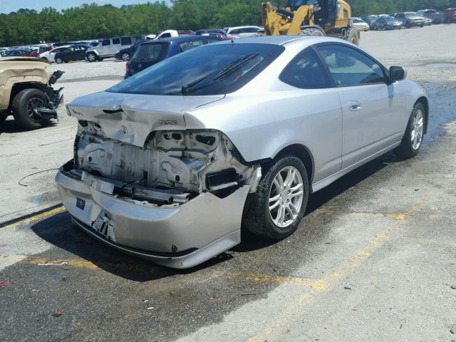 JH4DC54896S004033 - 2006 ACURA RSX SILVER photo 4