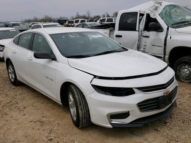 1G1ZC5ST9HF258926 - 2017 CHEVROLET MALIBU LS თეთრი ფოტო 1
