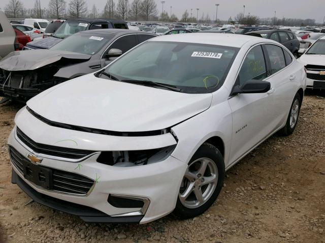 1G1ZC5ST9HF258926 - 2017 CHEVROLET MALIBU LS თეთრი ფოტო 2