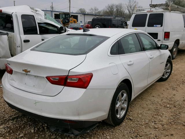 1G1ZC5ST9HF258926 - 2017 CHEVROLET MALIBU LS თეთრი ფოტო 4