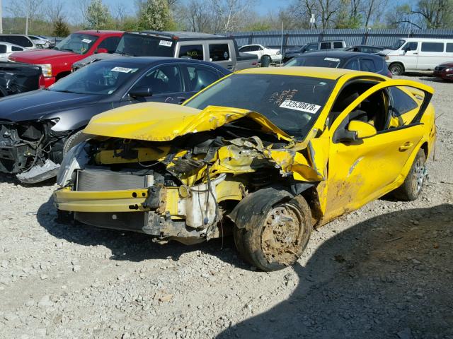 1G2AL18F587208022 - 2008 PONTIAC G5 YELLOW photo 2