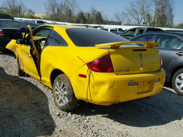 1G2AL18F587208022 - 2008 PONTIAC G5 YELLOW photo 3