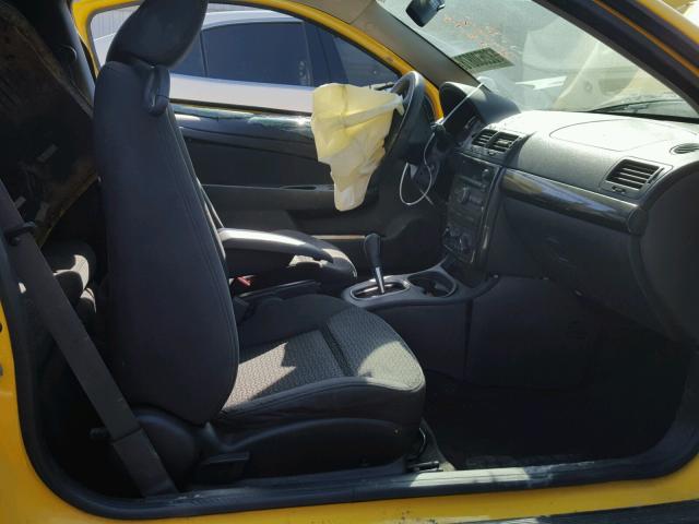 1G2AL18F587208022 - 2008 PONTIAC G5 YELLOW photo 5