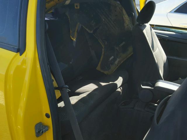 1G2AL18F587208022 - 2008 PONTIAC G5 YELLOW photo 6