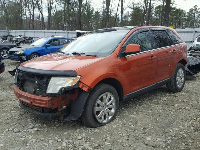 2FMDK49C98BB12396 - 2008 FORD EDGE LIMIT ORANGE photo 2