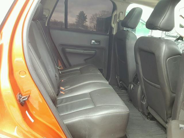 2FMDK49C98BB12396 - 2008 FORD EDGE LIMIT ORANGE photo 6