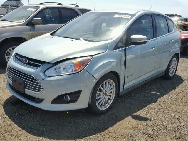 1FADP5BU2DL516512 - 2013 FORD C-MAX SEL BLUE photo 2