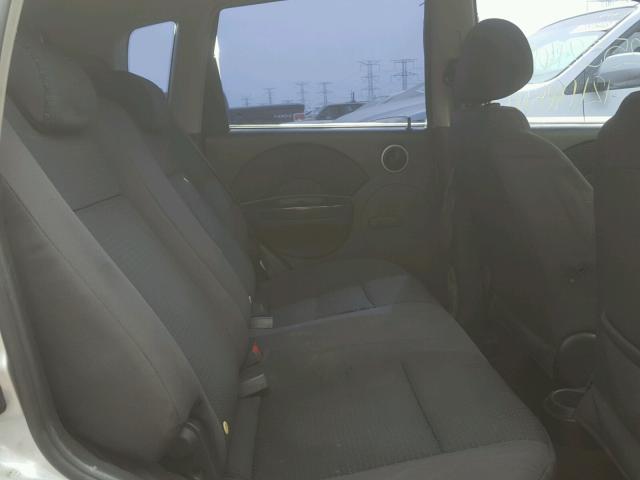 KL1TD66627B730885 - 2007 CHEVROLET AVEO BASE Boz foto 6