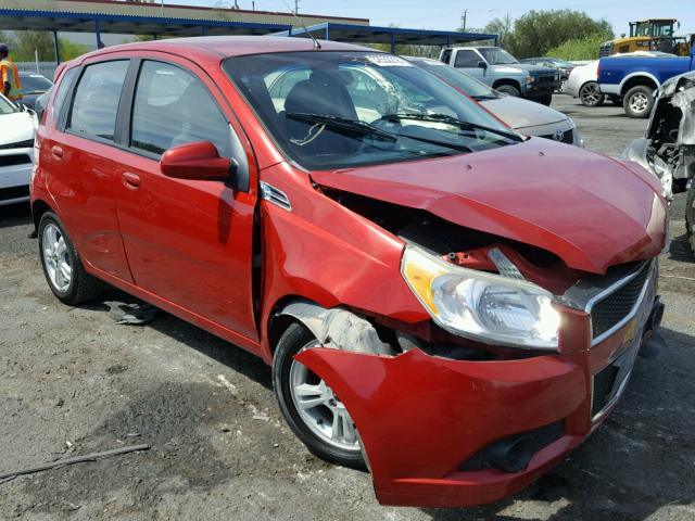 KL1TD6DE6BB119793 - 2011 CHEVROLET AVEO LS RED photo 1