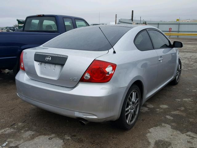 JTKDE177270153252 - 2007 TOYOTA SCION TC 银色 照片 4