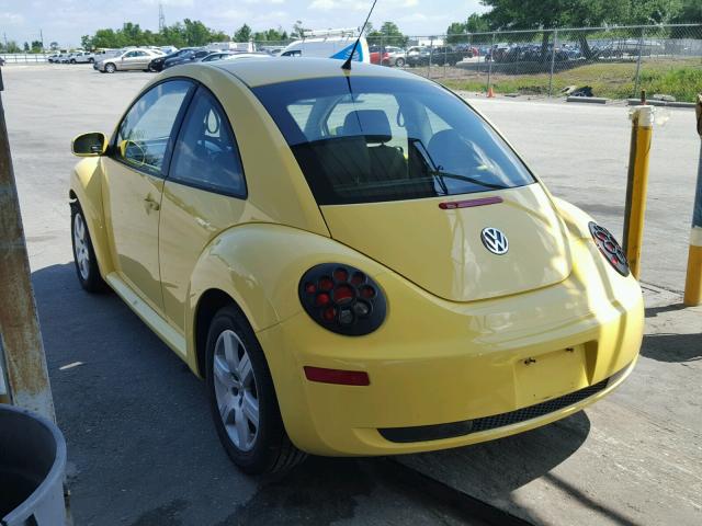 3VWRG31C17M521004 - 2007 VOLKSWAGEN NEW BEETLE 黄色 照片 3