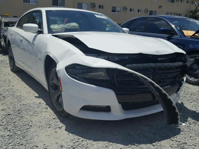2C3CDXCT1FH863141 - 2015 DODGE CHARGER R/ WHITE photo 1