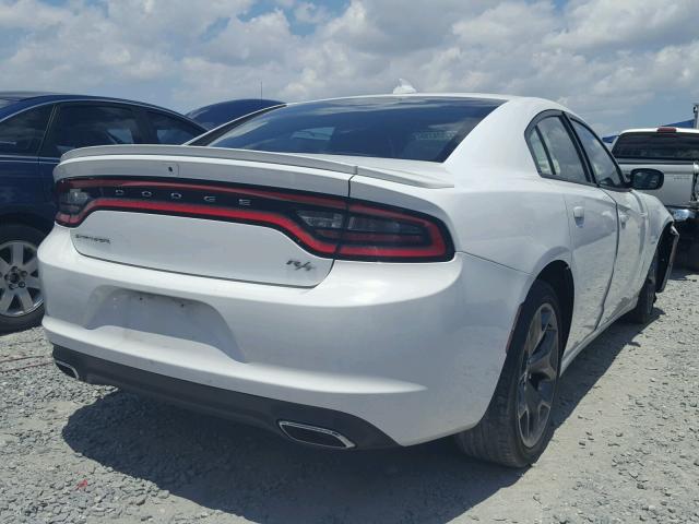 2C3CDXCT1FH863141 - 2015 DODGE CHARGER R/ WHITE photo 4