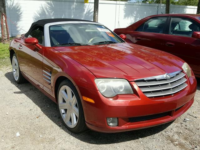 1C3AN65L05X056003 - 2005 CHRYSLER CROSSFIRE RED photo 1