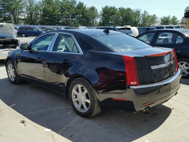 1G6DF577690128730 - 2009 CADILLAC CTS BLACK photo 3