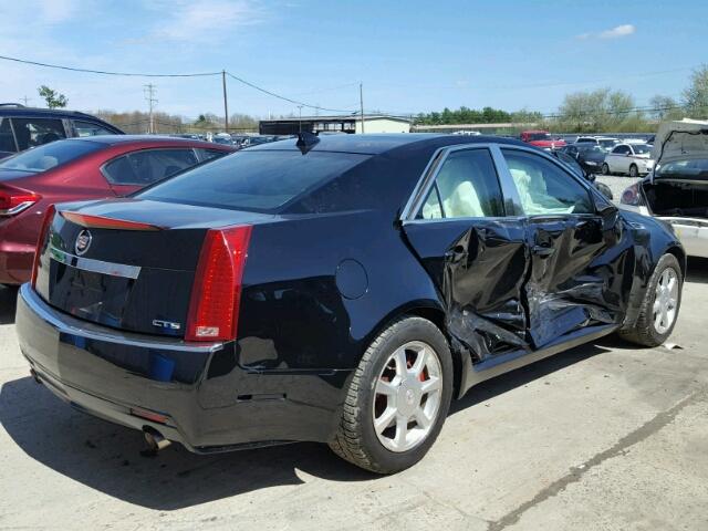 1G6DF577690128730 - 2009 CADILLAC CTS BLACK photo 4
