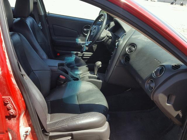 2G2WR554461302580 - 2006 PONTIAC GRAND PRIX RED photo 5