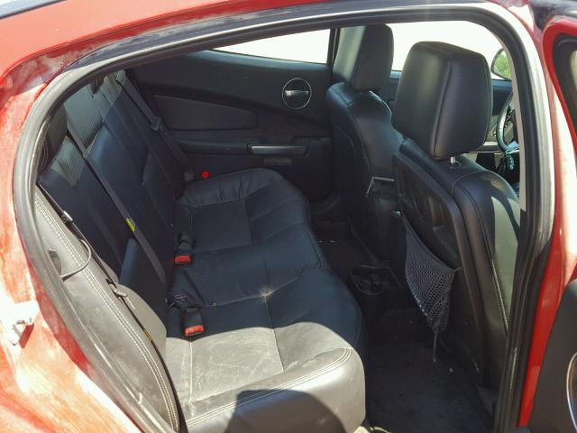 2G2WR554461302580 - 2006 PONTIAC GRAND PRIX RED photo 6
