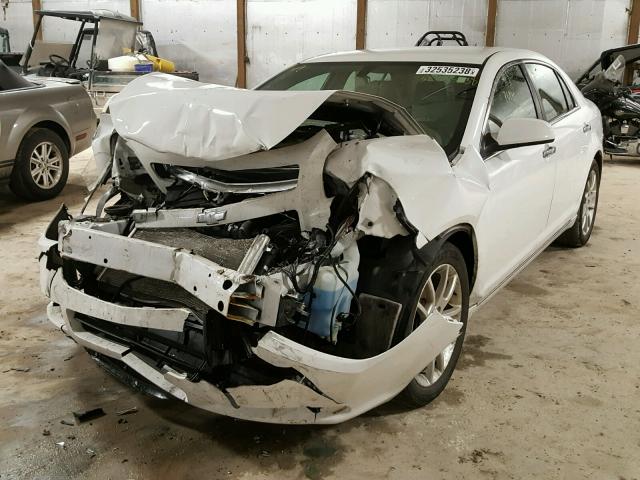 1G1ZE5EB5AF136129 - 2010 CHEVROLET MALIBU LTZ 白色 照片 2