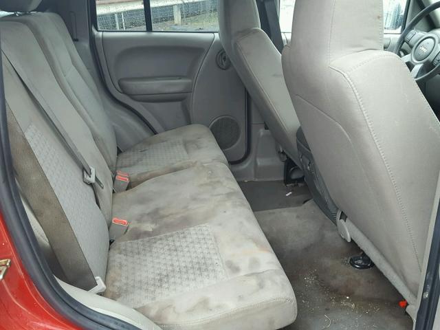 1J4GK38KX5W645950 - 2005 JEEP LIBERTY RE RED photo 6