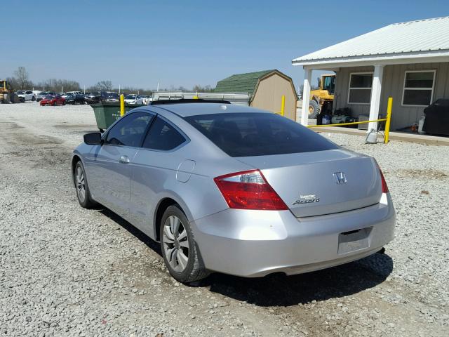 1HGCS12829A002924 - 2009 HONDA ACCORD EXL SILVER photo 3