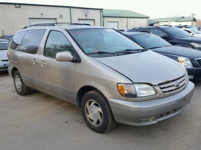 4T3ZF13C12U498080 - 2002 TOYOTA SIENNA LE TAN photo 1