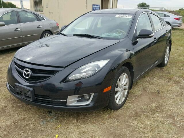 1YVHZ8EH7C5M15839 - 2012 MAZDA 6 I BLACK photo 2