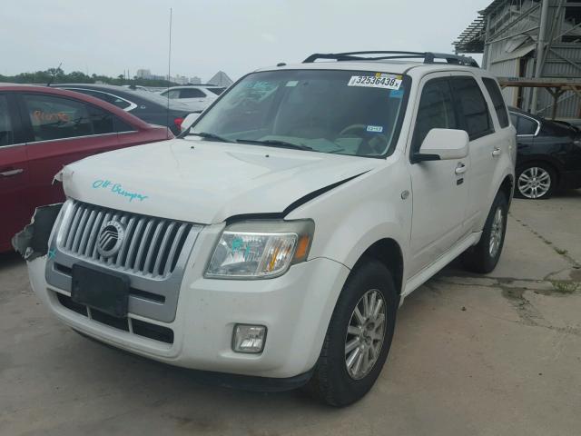 4M2CU87G39KJ10250 - 2009 MERCURY MARINER PR WHITE photo 2