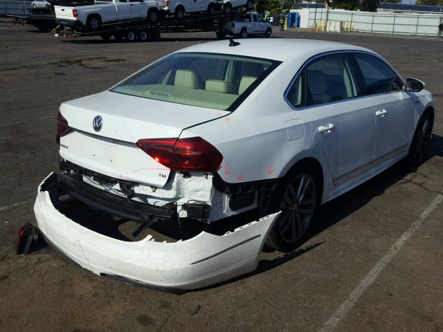 1VWDT7A38HC053627 - 2017 VOLKSWAGEN PASSAT R-L WHITE photo 4