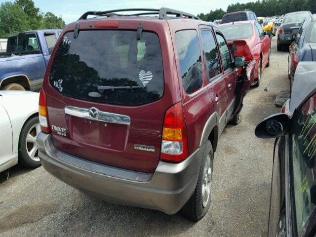 4F2CZ06183KM11660 - 2003 MAZDA TRIBUTE ES 红色 照片 4