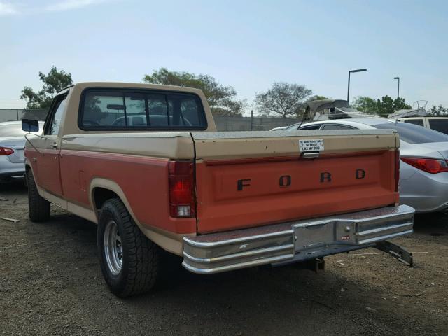 1FTCF10Y9DPA98983 - 1983 FORD F100 TWO TONE photo 3