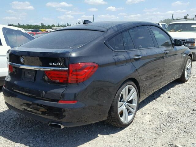 WBASN4C51AC208460 - 2010 BMW 550 GT BLACK photo 4