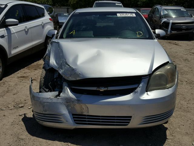 1G1AF5F55A7132157 - 2010 CHEVROLET COBALT 2LT SILVER photo 9