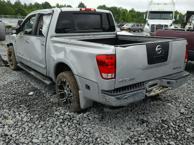 1N6BA0ED4BN301777 - 2011 NISSAN TITAN S/SV SILVER photo 3