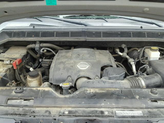 1N6BA0ED4BN301777 - 2011 NISSAN TITAN S/SV SILVER photo 7