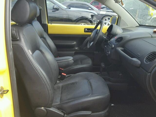 3VWRG31C08M501747 - 2008 VOLKSWAGEN NEW BEETLE ყვითელი ფოტო 5