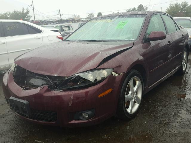 1YVHP80C665M05194 - 2006 MAZDA 6 I MAROON photo 2