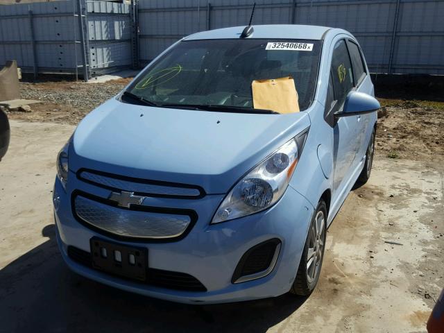 KL8CK6S06FC735542 - 2015 CHEVROLET SPARK EV 1 蓝色 照片 2
