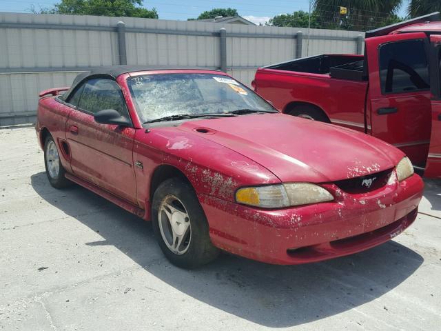 1FALP45T4SF173688 - 1995 FORD MUSTANG GT RED photo 1